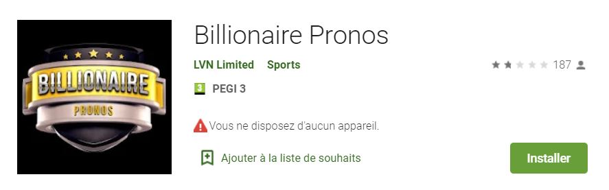Les avis sur Google Play // Source : Capture d'écran Les avis sur Google Play // Source : Capture d'écran