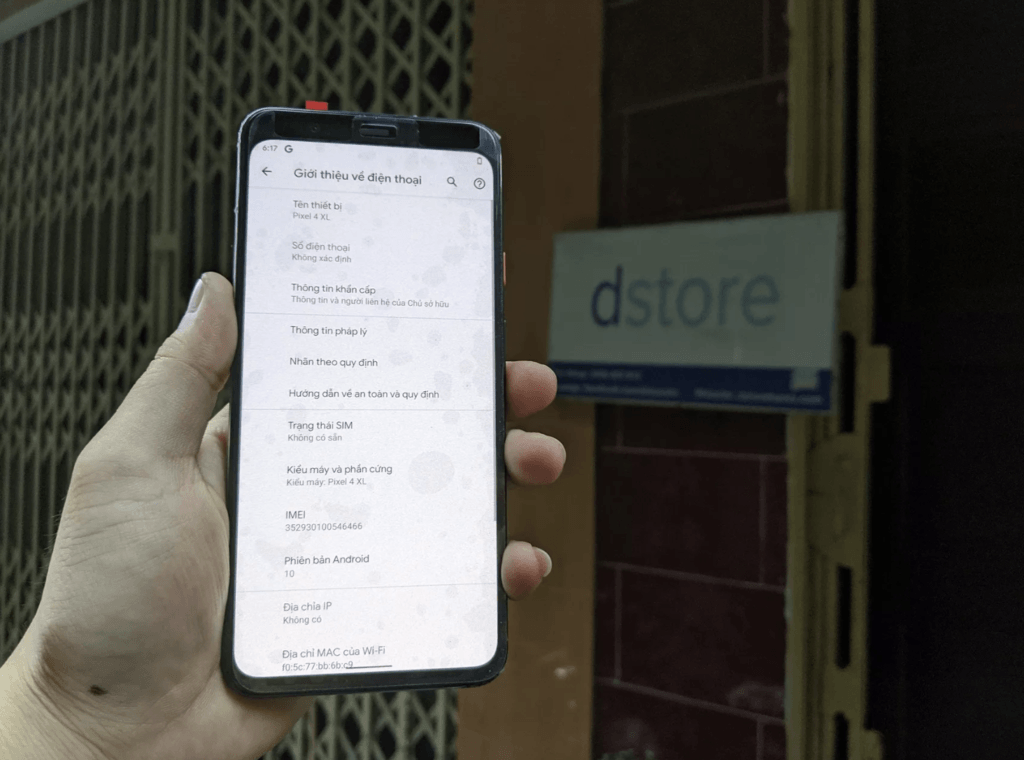 Le Pixel 4 XL de face // Source : D Mobile Store pour The Verge Le Pixel 4 XL de face // Source : D Mobile Store pour The Verge