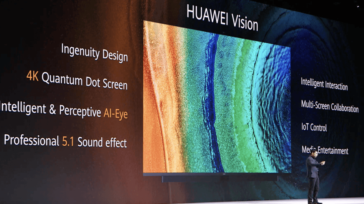 Téléviseur Huawei Vision // Source : Huawei Téléviseur Huawei Vision // Source : Huawei