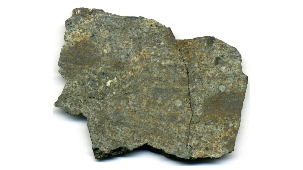 Une chondrite ordinaire. // Source : Flickr/CC/James St. John (photo recadrée) Une chondrite ordinaire. // Source : Flickr/CC/James St. John (photo recadrée)