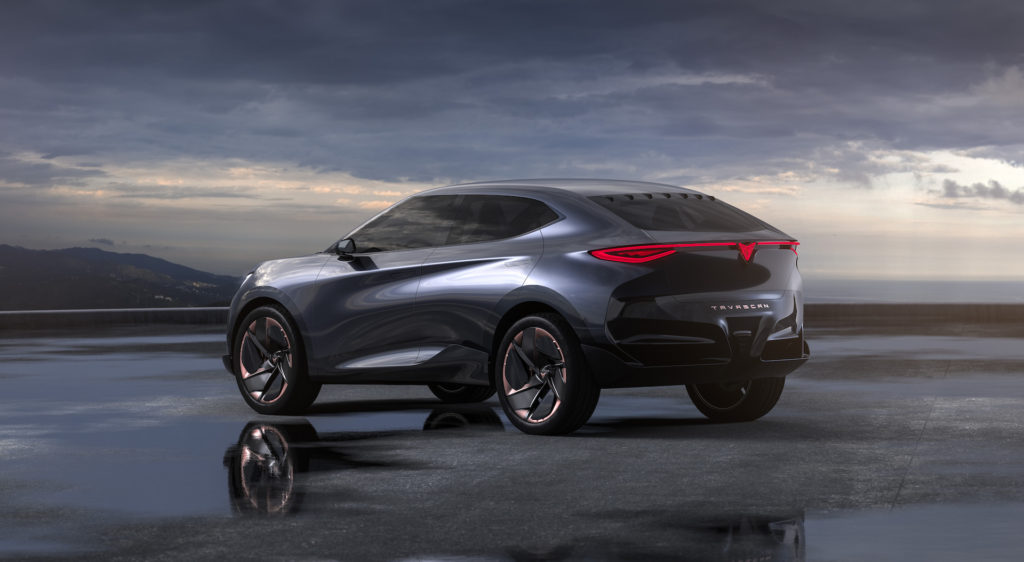 Le Cupra Tavascan (arrière) // Source : Cupra (Seat) Le Cupra Tavascan (arrière) // Source : Cupra (Seat)