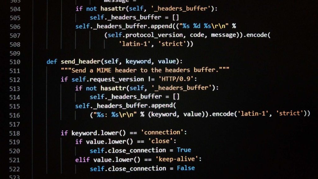 Des lignes de code en Python Des lignes de code en Python