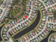La voiture a été retrouvée dans un lac. // Source : Capture d'écran Google Maps