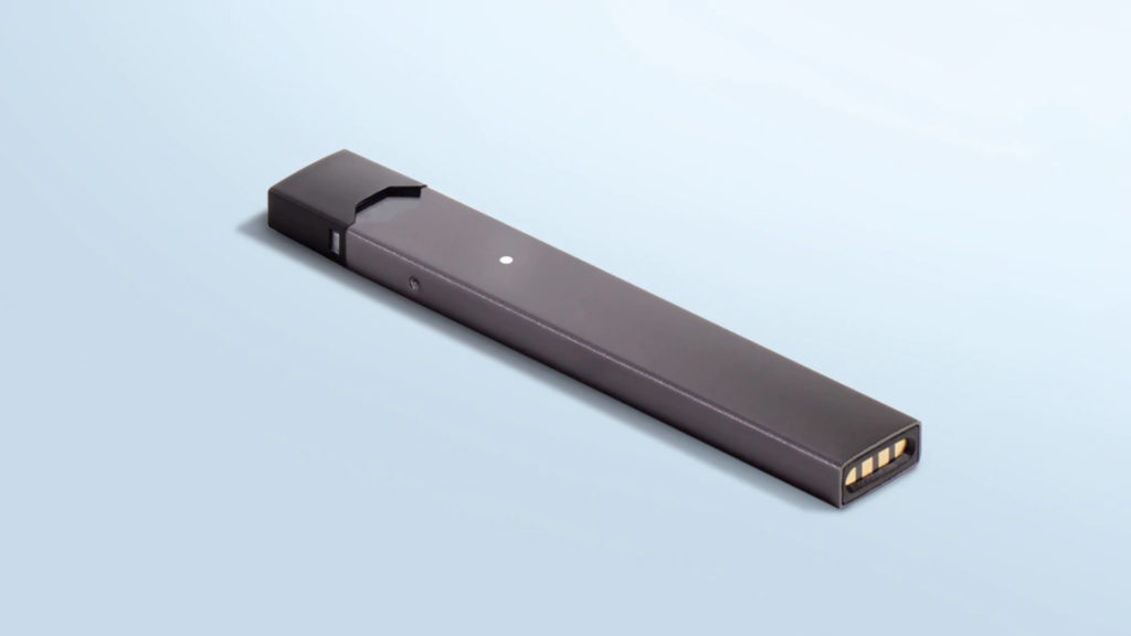 .Une e-cigarette JUUL. Image d'illustration // Source : JUUL .Une e-cigarette JUUL. Image d'illustration // Source : JUUL
