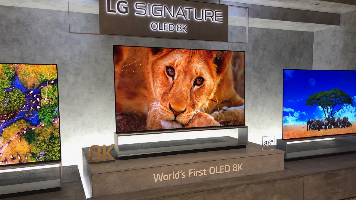 Téléviseur OLED 8K LG // Source : Numerama Téléviseur OLED 8K LG // Source : Numerama