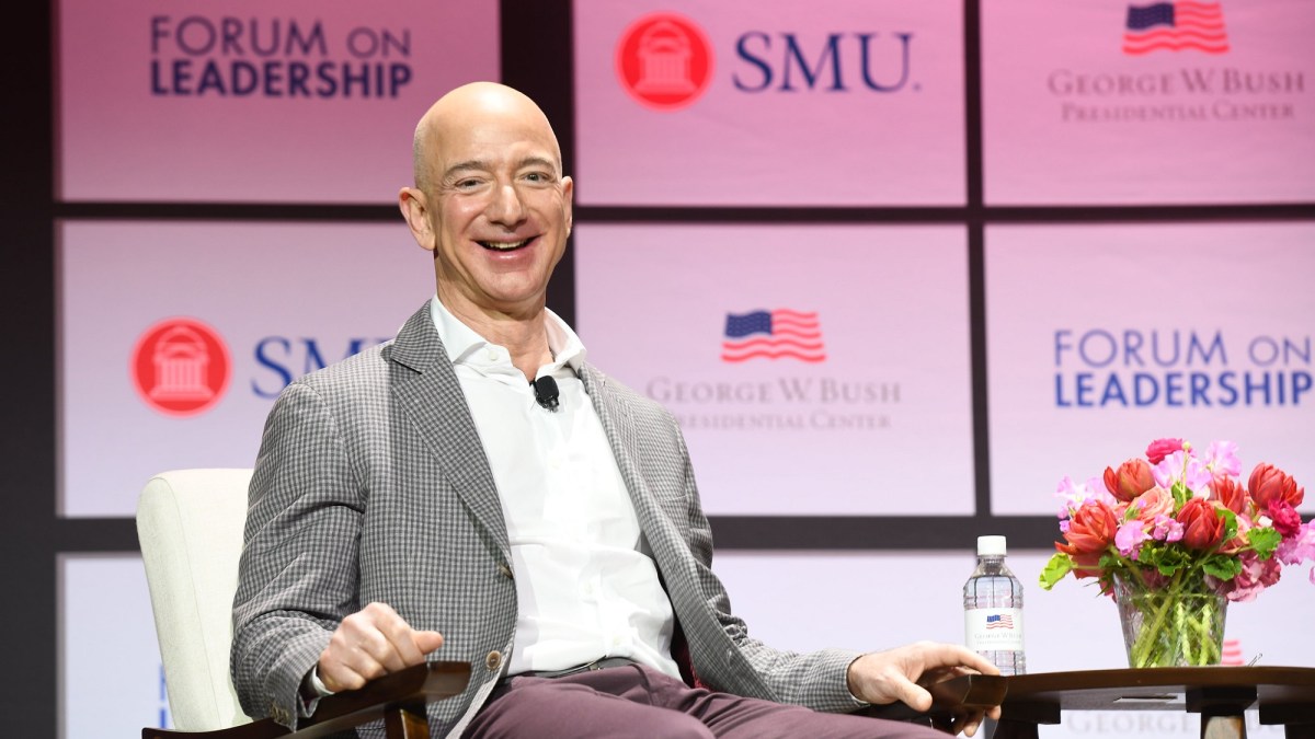 Jeff Bezos. // Source : Grant Miller Jeff Bezos. // Source : Grant Miller