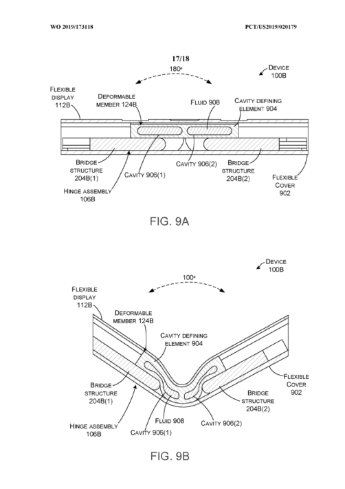 Une charnière à fluide par Microsoft // Source : Microsoft Une charnière à fluide par Microsoft // Source : Microsoft