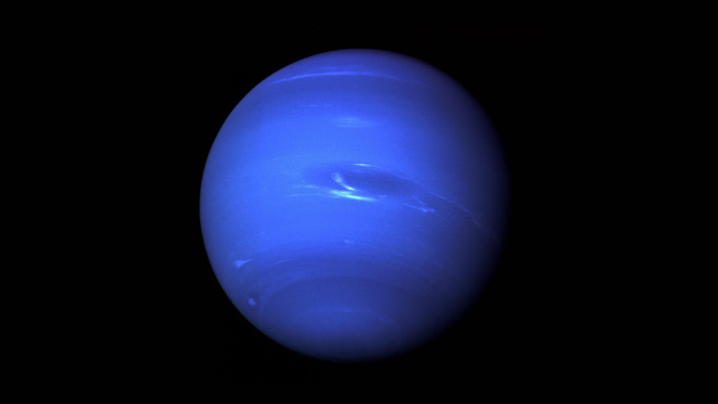La planète Neptune. // Source : Pixabay (photo recadrée) La planète Neptune. // Source : Pixabay (photo recadrée)
