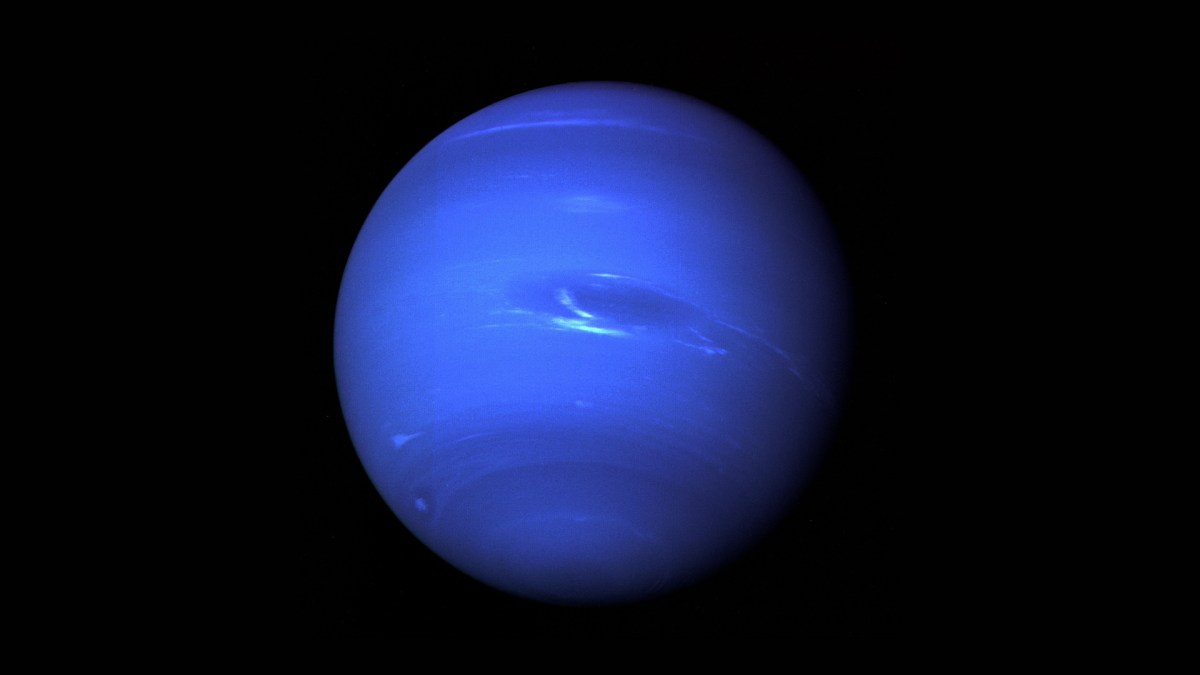 La planète Neptune. // Source : Pixabay (photo recadrée) La planète Neptune. // Source : Pixabay (photo recadrée)