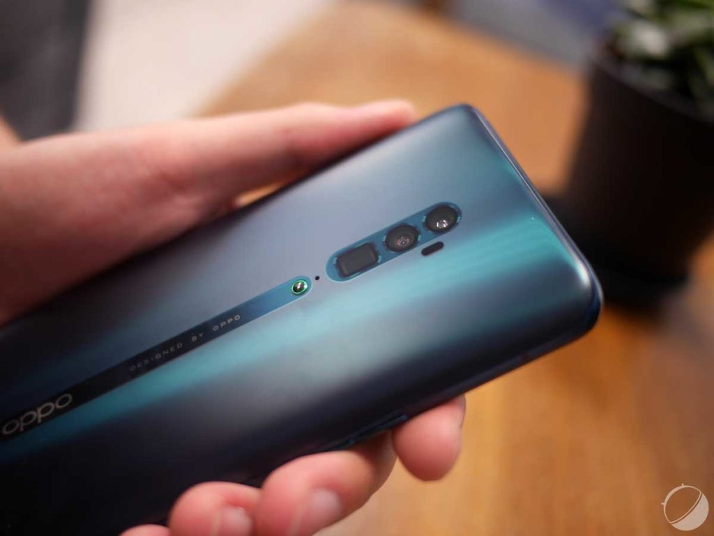 Le triple capteur photo arrière du Oppo Reno 10x Zoom // Source : Frandroid Le triple capteur photo arrière du Oppo Reno 10x Zoom // Source : Frandroid