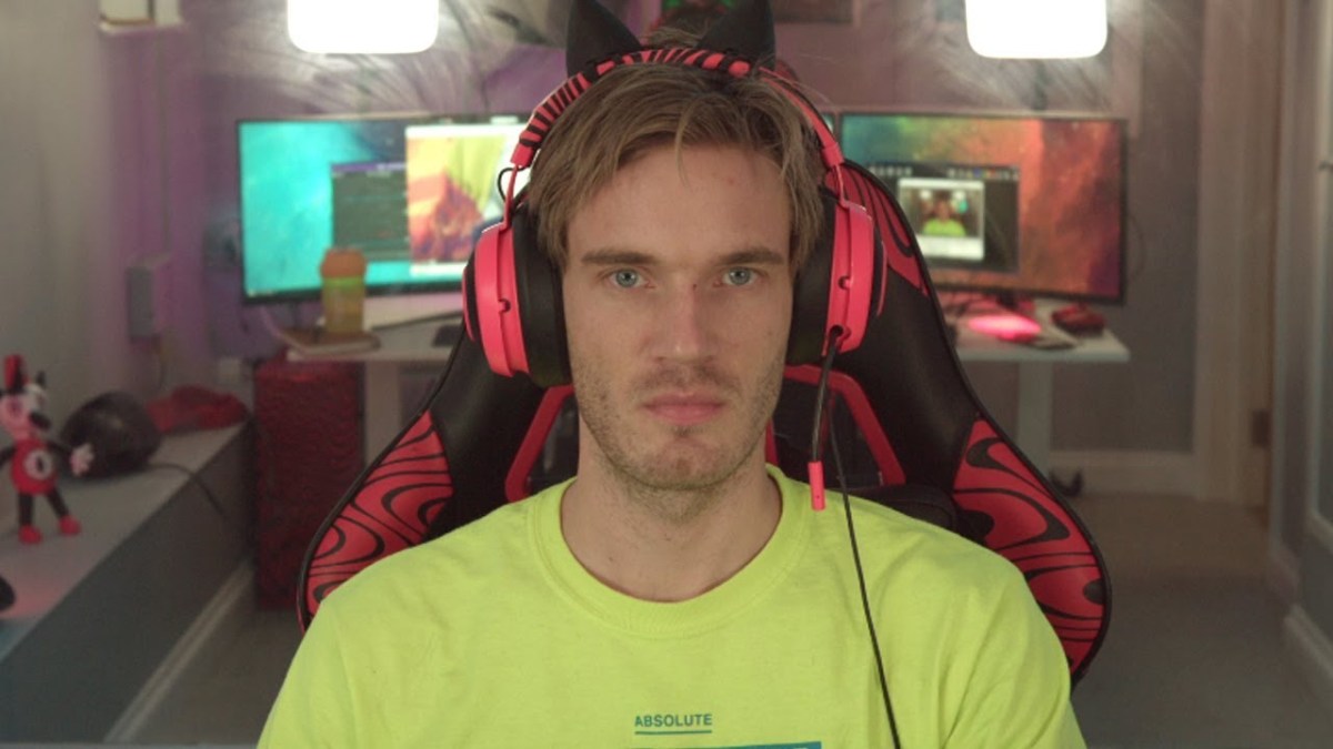 Le youtubeur PewDiePie. // Source : Capture d'écran YouTube / PewDiePie Le youtubeur PewDiePie. // Source : Capture d'écran YouTube / PewDiePie