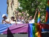 Le char LGBTech à la pride de 2019 // Source : Sergio Montoya/LGBTech
