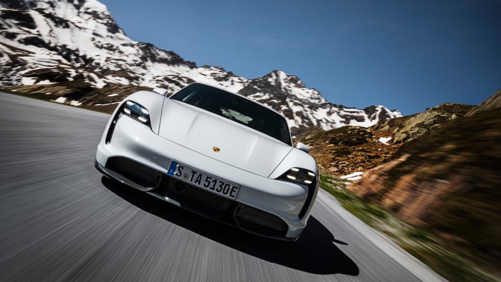 La Porsche Taycan // Source : Christoph Bauer pour Porsche La Porsche Taycan // Source : Christoph Bauer pour Porsche