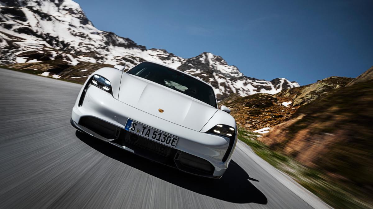 La Porsche Taycan // Source : Christoph Bauer pour Porsche La Porsche Taycan // Source : Christoph Bauer pour Porsche