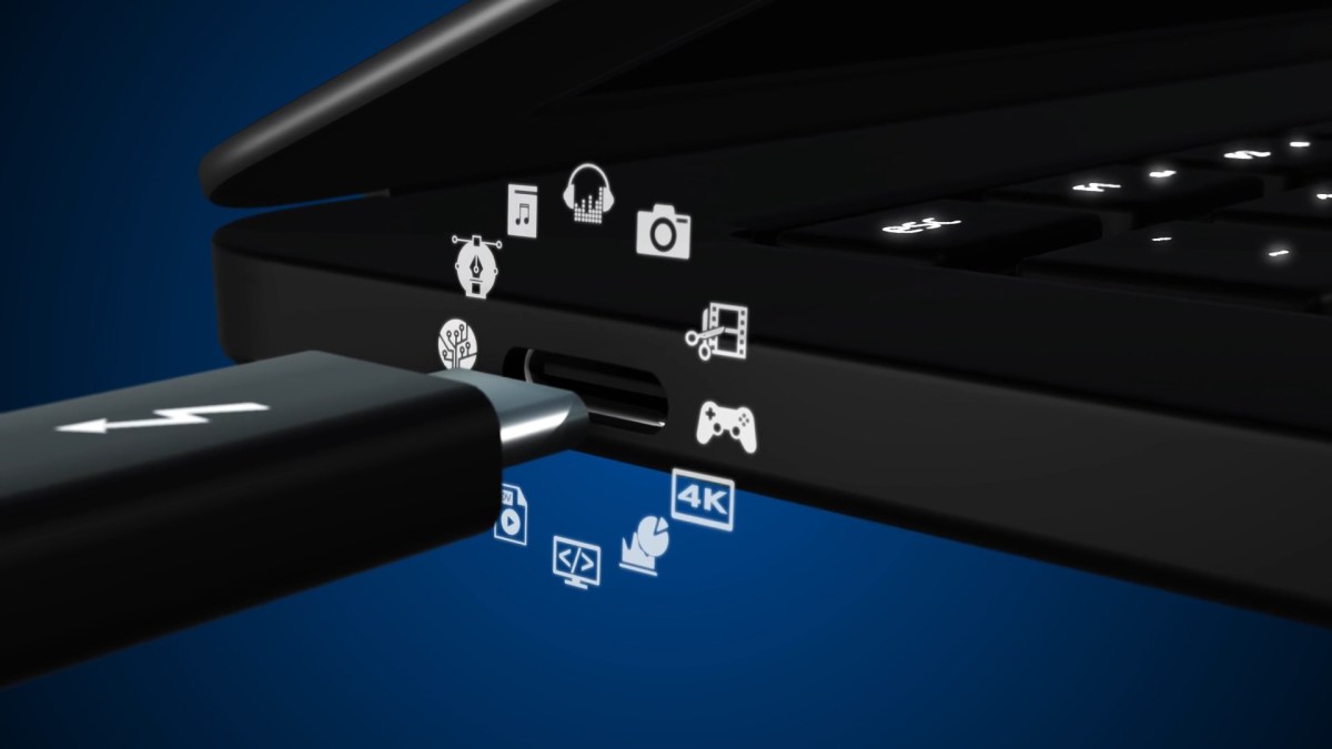 L'interface Thunderbolt 3 se montre polyvalente. // Source : Thunderbolt 3 L'interface Thunderbolt 3 se montre polyvalente. // Source : Thunderbolt 3
