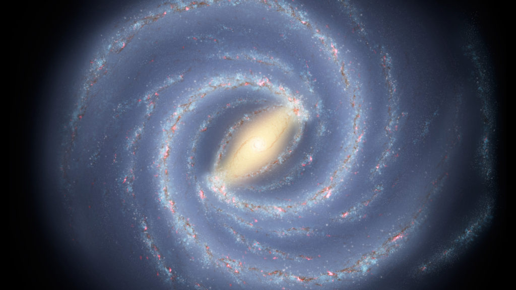 La Voie lactée. // Source : NASA/JPL-Caltech (photo recadrée) La Voie lactée. // Source : NASA/JPL-Caltech (photo recadrée)