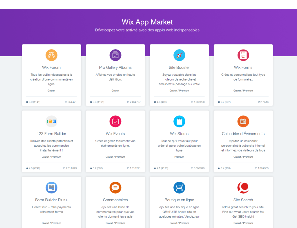 wix app market wix app market