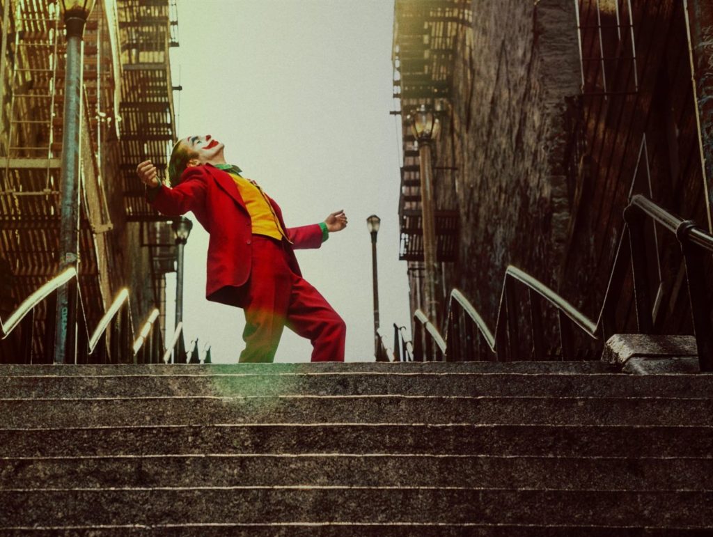 Le célèbre escalier du Joker. // Source : Warner Bros. Le célèbre escalier du Joker. // Source : Warner Bros.