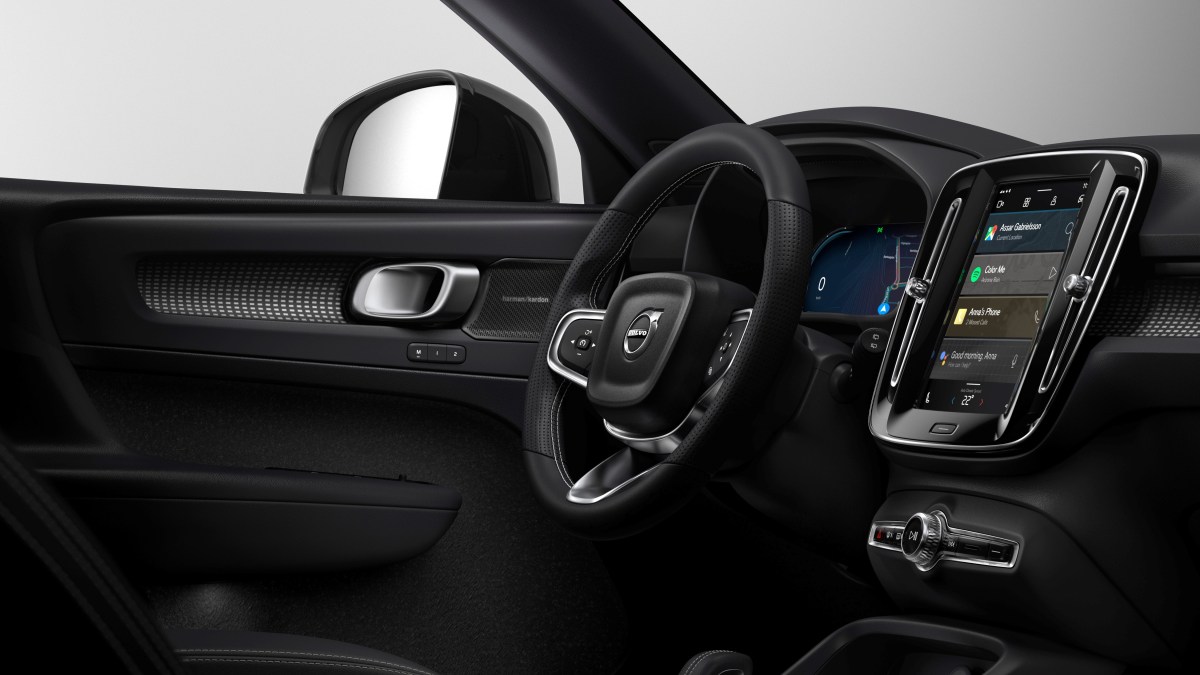 Android Automotive OS sur le Volvo XC40 // Source : Volvo Android Automotive OS sur le Volvo XC40 // Source : Volvo