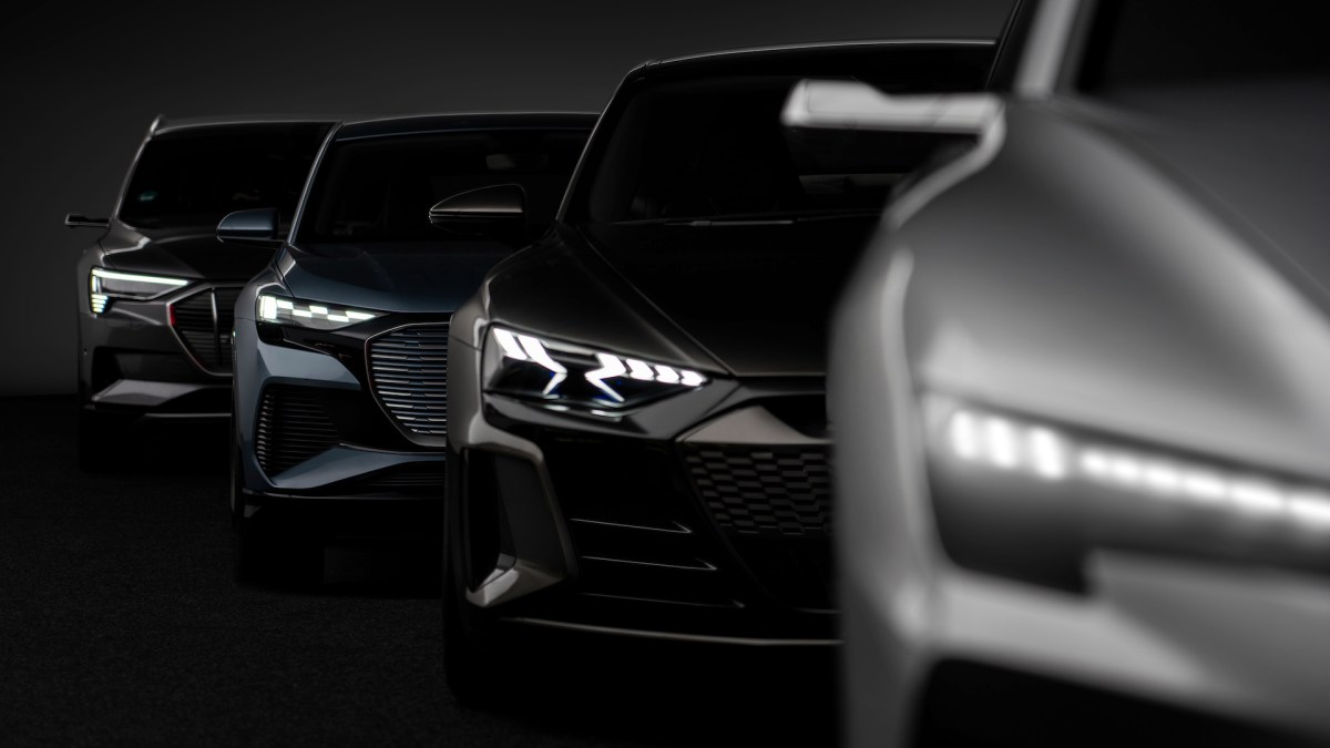 Gamme électrique d'Audi // Source : Audi Gamme électrique d'Audi // Source : Audi