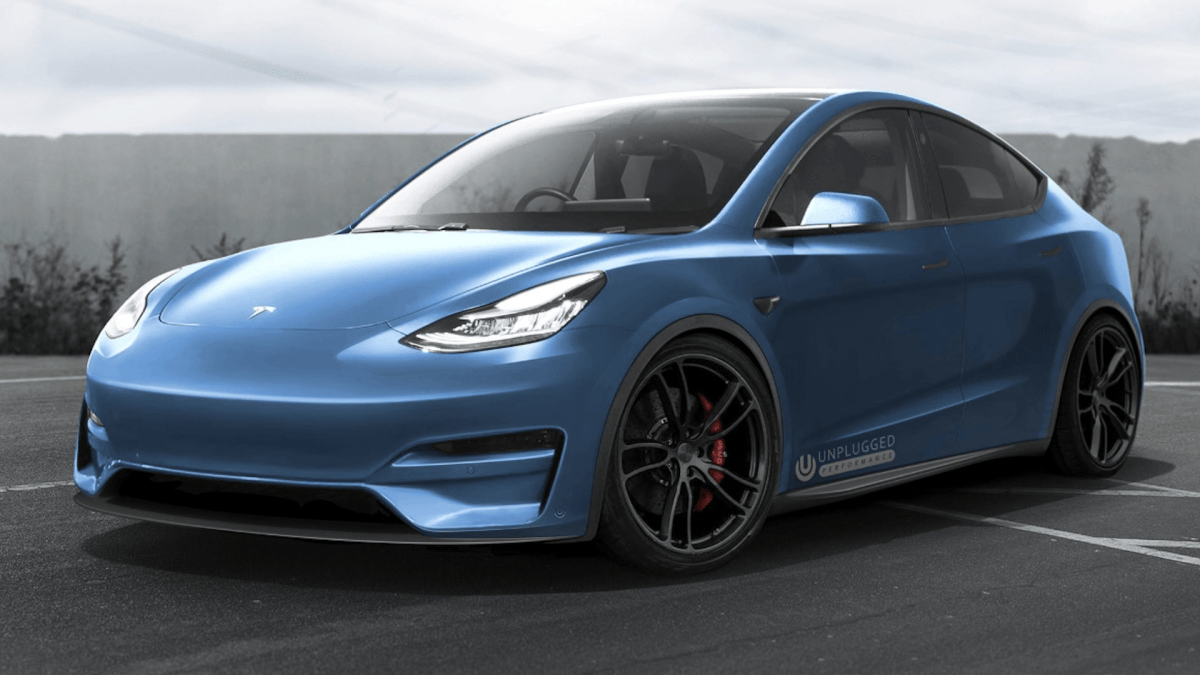 Model Y tuning // Source : Unplugged Performance (via Electrek) Model Y tuning // Source : Unplugged Performance (via Electrek)