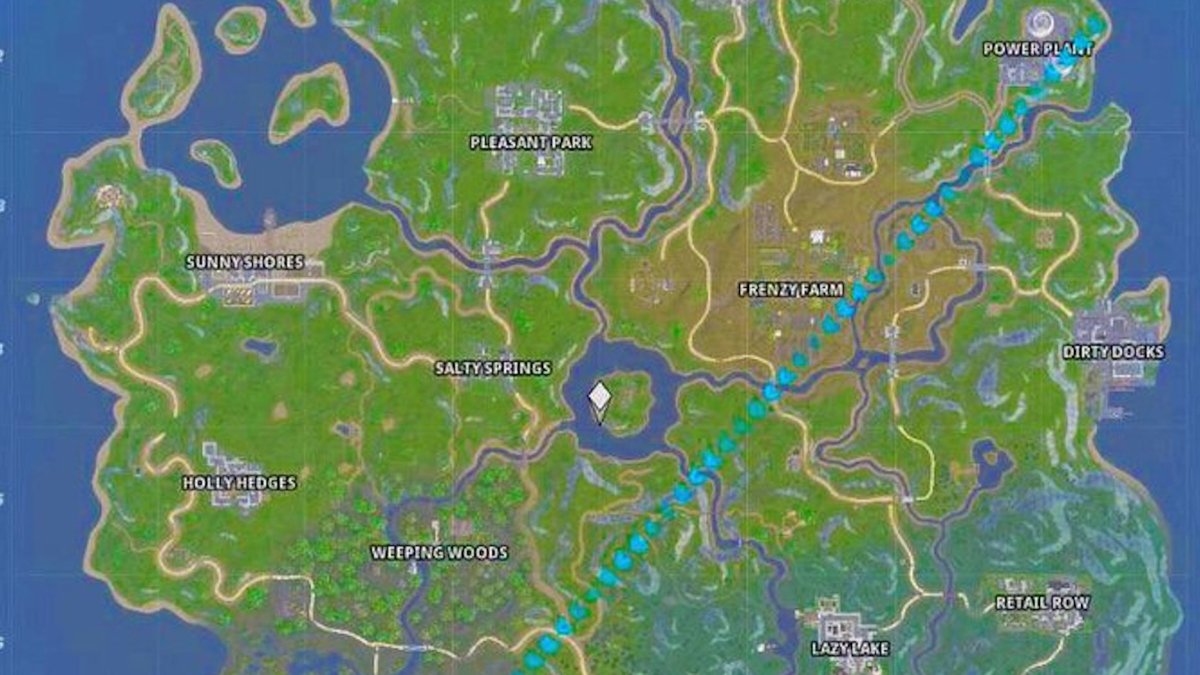 Le leak de la carte de Fortnite chapitre 2 // Source : Reddit Le leak de la carte de Fortnite chapitre 2 // Source : Reddit