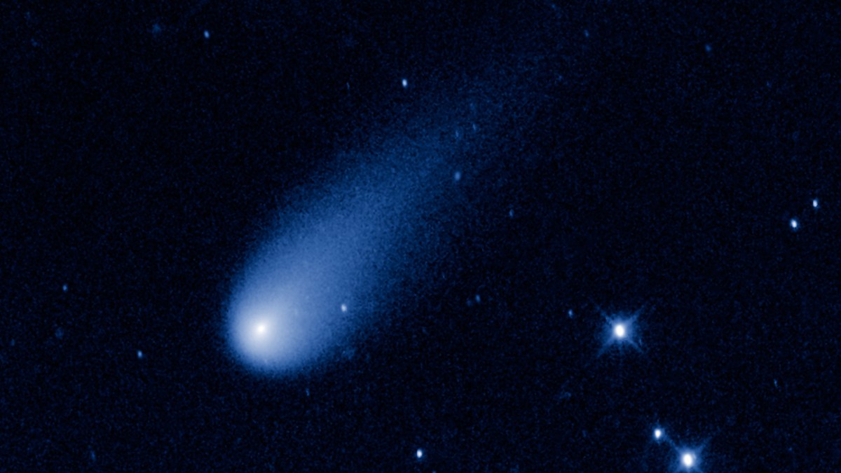 La comète ISON. // Source : Nasa, Esa, Hubble Heritage Team (photo recadrée) La comète ISON. // Source : Nasa, Esa, Hubble Heritage Team (photo recadrée)