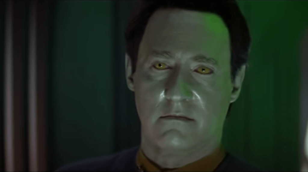 Le commandeur Data, l'androïde à bord de l'Enterprise. // Source : Paramount Le commandeur Data, l'androïde à bord de l'Enterprise. // Source : Paramount