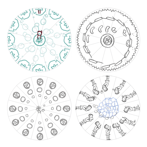 Les animations qui ont servi de test pour le Doodle du 14 octobre 2019. // Source : Google Les animations qui ont servi de test pour le Doodle du 14 octobre 2019. // Source : Google