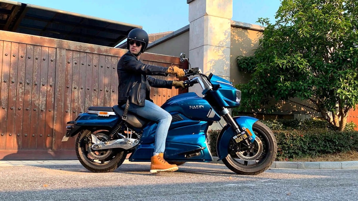La moto Panther de Hadin // Source : Hadin (site en cache) La moto Panther de Hadin // Source : Hadin (site en cache)