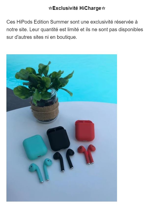 Sur le site HiCharge // Source : Capture d'écran HiCharge / Numerama