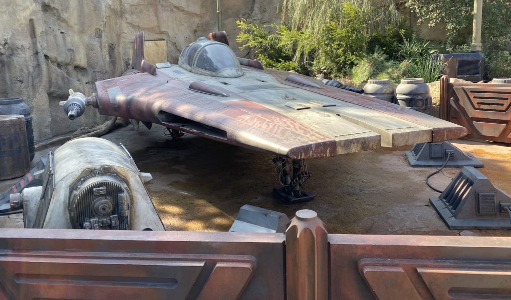 Zone Galaxy’s Edge Star Wars du parc Disney de Californie // Source : Maxime Claudel / Numerama Zone Galaxy’s Edge Star Wars du parc Disney de Californie // Source : Maxime Claudel / Numerama