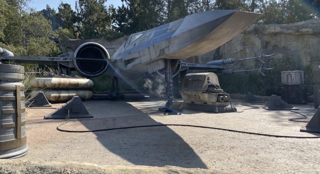 Zone Galaxy’s Edge Star Wars du parc Disney de Californie // Source : Maxime Claudel / Numerama Zone Galaxy’s Edge Star Wars du parc Disney de Californie // Source : Maxime Claudel / Numerama