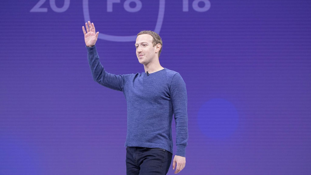 Mark Zuckerberg lors d'une keynote. // Source : Wikicommons Mark Zuckerberg lors d'une keynote. // Source : Wikicommons
