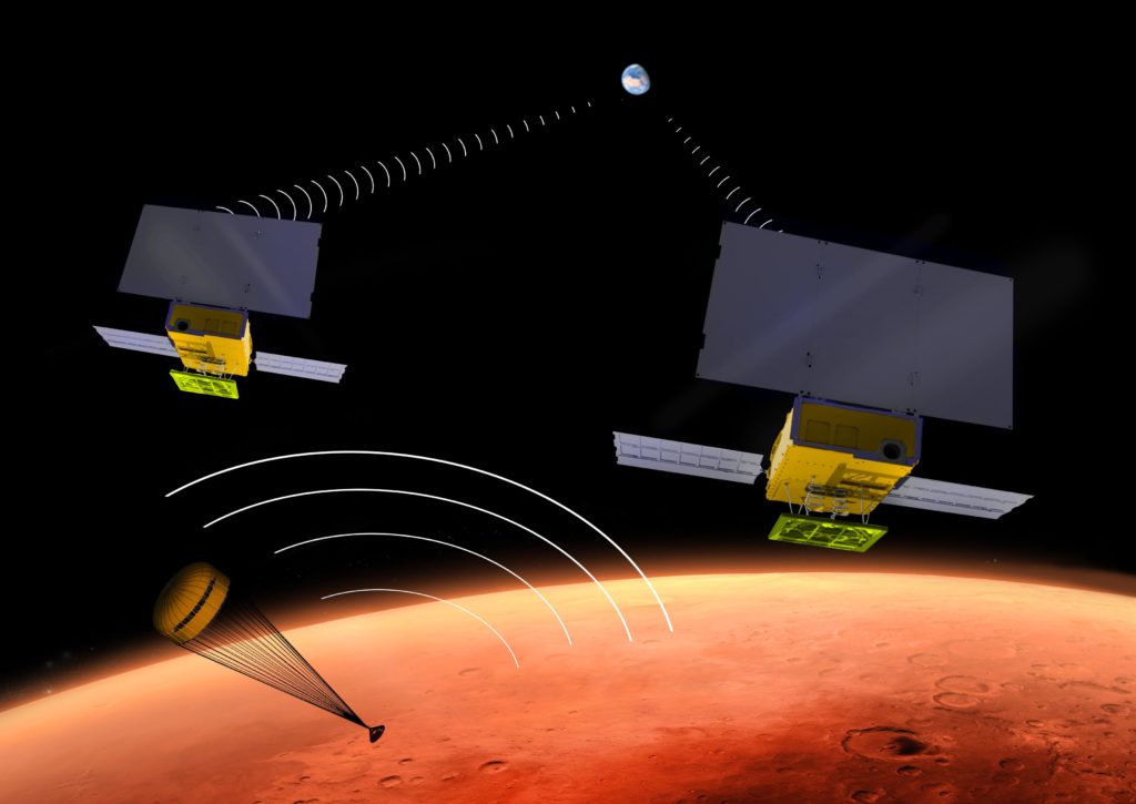 Modélisation des CubeSat. // Source : NASA/JPL-Caltech Modélisation des CubeSat. // Source : NASA/JPL-Caltech