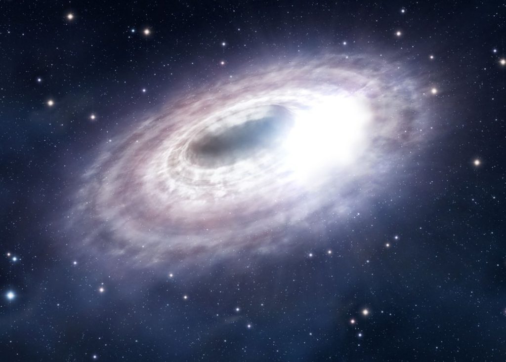 Vue d'artiste de Sagittarius A*. // Source : ESO Vue d'artiste de Sagittarius A*. // Source : ESO
