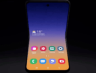 Un prototype de smartphone pliable par Samsung // Source : Samsung