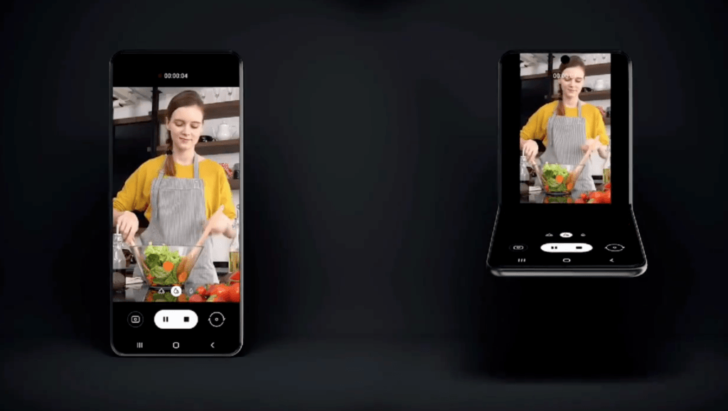 Un prototype de smartphone pliable par Samsung // Source : Samsung