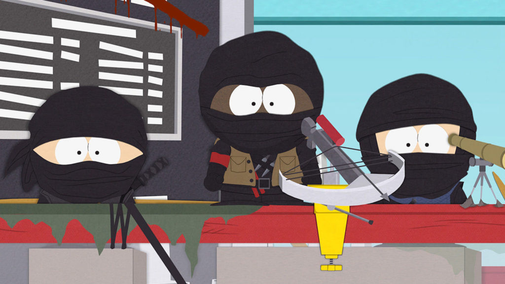 L'épisode "Naughty Ninjas" de South Park // Source : Comedy Central L'épisode "Naughty Ninjas" de South Park // Source : Comedy Central