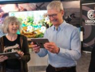 Tim Cook visits app developer Unisoft.