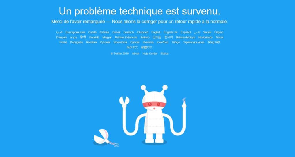 La page d'accueil lorsqu'on essaye de se connecter. // Source : Capture d'écran La page d'accueil lorsqu'on essaye de se connecter. // Source : Capture d'écran
