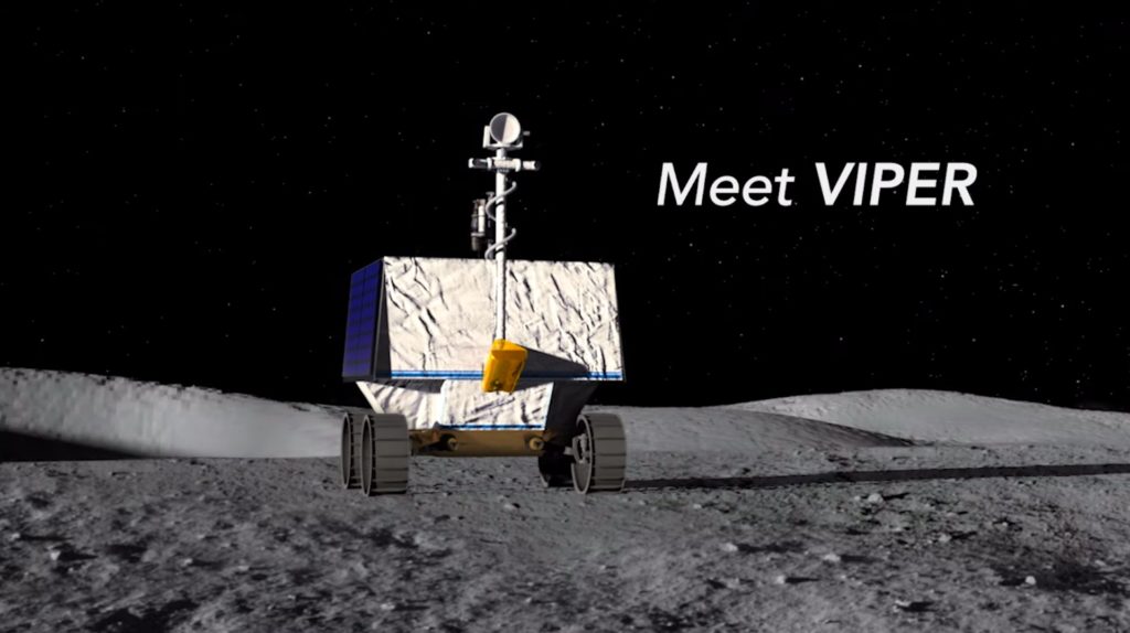 Présentation de VIPER par la Nasa // Source : YouTube/NASA's Ames Research Center Présentation de VIPER par la Nasa // Source : YouTube/NASA's Ames Research Center