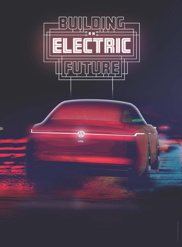 Teasing Volkswagen ID. // Source : Volkswagen Teasing Volkswagen ID. // Source : Volkswagen