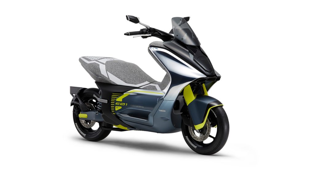 Le projet de scooter 125 électrique E01 // Source : Yamaha Le projet de scooter 125 électrique E01 // Source : Yamaha