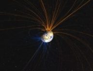 Le champ magnétique de la Terre. // Source : Flickr/CC/NASA Goddard Space Flight Center