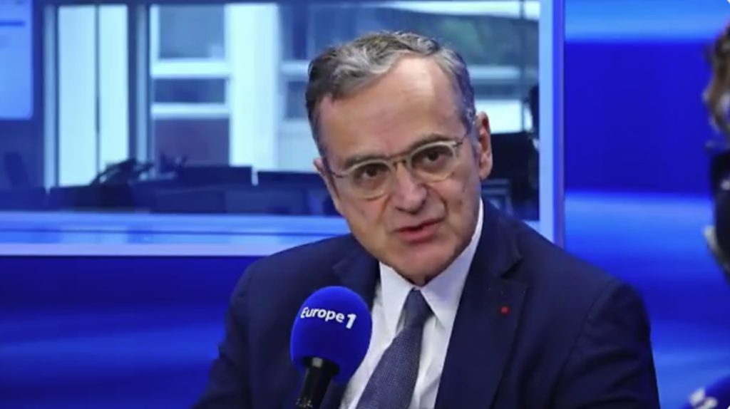 Roch-Olivier Maistre sur Europe 1 // Source : Twitter/Europe 1