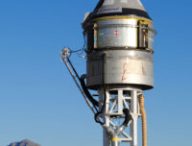 La capsule sur le point d'être testée. // Source : Boeing