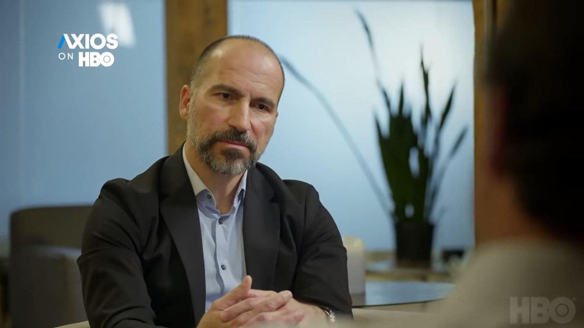 Dara Khosrowshahi. // Source : Axios Dara Khosrowshahi. // Source : Axios