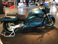 La moto électrique Panther de Hadin // Source : Marie Turcan pour Vroom/Numerama