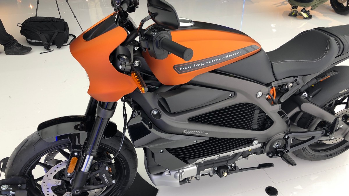 La LiveWire de Harley-Davidson à l'EICMA 2019 // Source : Marie Turcan pour Numerama La LiveWire de Harley-Davidson à l'EICMA 2019 // Source : Marie Turcan pour Numerama